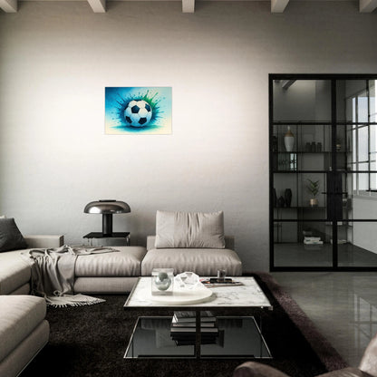 Football Poster Momentum – Soccer Wall Art Print for Home and Office Decor