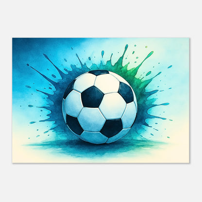 Football Wall Art Poster – Momentum The Heart of Soccer Sports Print