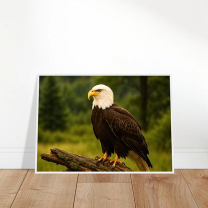 Guardian of the Heights Adler Poster angelehnt an die Wand – moderner Kunstdruck mit majestätischem Adler.