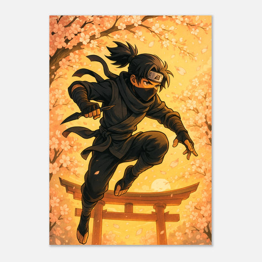 HANAKAGE Shadow in Bloom Anime Poster – japanisch inspirierte Wandkunst, hochwertiger Kunstdruck für Wohnzimmer oder Schlafzimmer