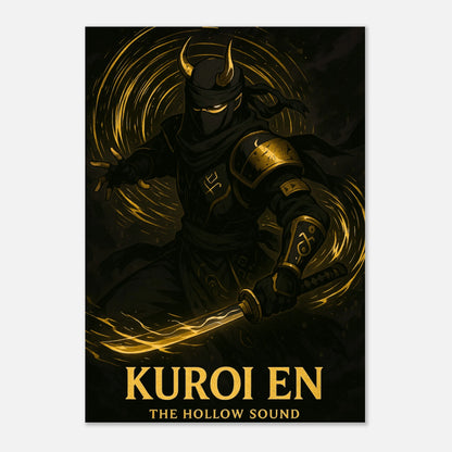Kuroi En Poster – Anime Wandkunst im Wohnzimmer, modernes Kunstposter für stilvolle Raumgestaltung