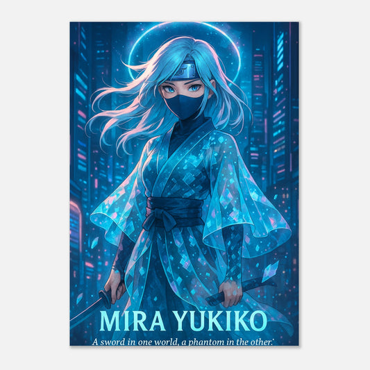 MIRA YUKIKO Anime Poster Blade of the Hidden Light – hochwertiges Wandbild für Wohnzimmer, Schlafzimmer oder Büro