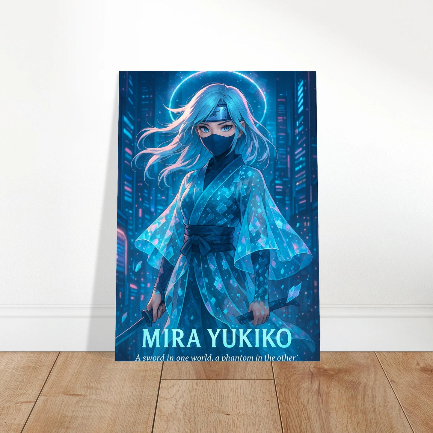 MIRA YUKIKO Anime Poster als Wanddeko, Blade of the Hidden Light Kunstbild im modernen Interieur