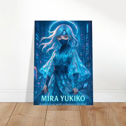 MIRA YUKIKO Anime Poster als Wanddeko, Blade of the Hidden Light Kunstbild im modernen Interieur