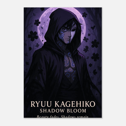 Anime Poster Ryuu Kagehiko – Bloom of the Shadows, hochwertiger Kunstdruck für moderne Wanddeko