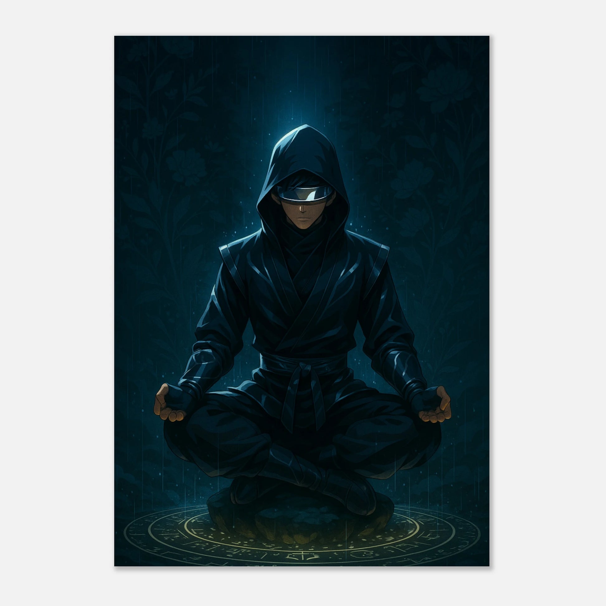 Anime Poster – ZENRAI Code of Stillness, dekoratives Wandposter in dunkler mystischer Optik